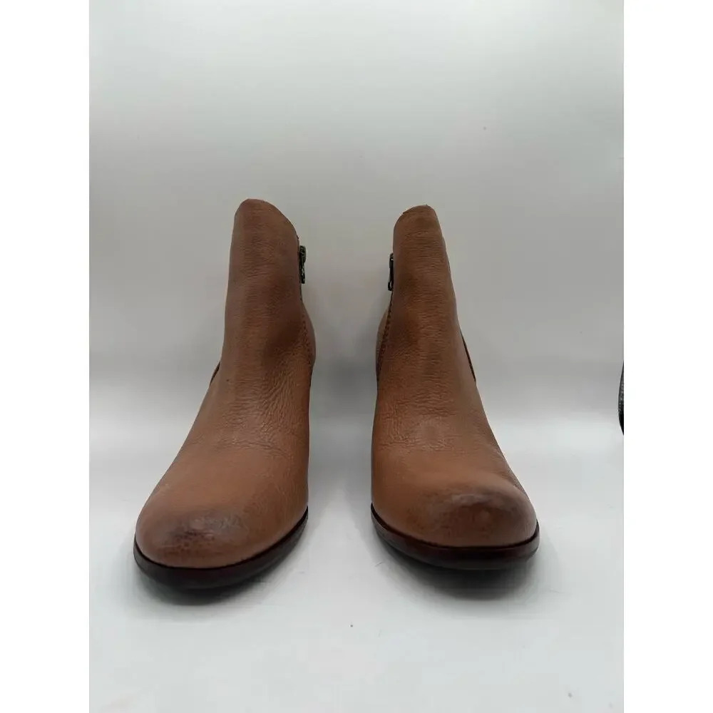 Kork Ease Women's Natalya Wedge Bootie Natural Brown Tan Camel Leather Sz 9.5 - Picture 11 of 13